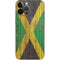 Jamaican Flag Dark Wood iPhone 14 Pro Max Skin