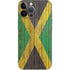 Jamaican Flag Dark Wood iPhone 14 Pro Max Skin