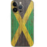 Jamaican Flag Dark Wood iPhone 15 Pro Skin