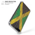 Jamaican Flag Dark Wood iPhone 7/8 Plus Clear Case