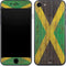 Jamaican Flag Dark Wood iPhone 7 Skin