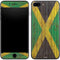 Jamaican Flag Dark Wood iPhone 8 Plus Skin