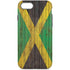 Jamaican Flag Dark Wood iPhone 8 Pro Case