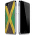 Jamaican Flag Dark Wood iPhone SE (2nd & 3rd Gen) Clear Case