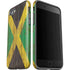 Jamaican Flag Dark Wood iPhone SE (2nd & 3rd Gen) Pro Case