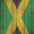 Jamaican Flag Dark Wood iPhone X Pro Case