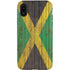 Jamaican Flag Dark Wood iPhone XR Pro Case