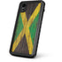 Jamaican Flag Dark Wood iPhone XR Waterproof Case