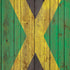 Jamaican Flag Dark Wood iPhone XS Pro Case