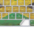 Jamaican Flag Dark Wood Magic Keyboard Skin
