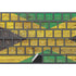 Jamaican Flag Dark Wood Magic Keyboard with Numeric Keypad Skin