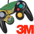 Jamaican Flag Dark Wood Nintendo GameCube Controller Skin