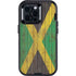 Jamaican Flag Dark Wood Otterbox Defender iPhone Skin
