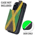 Jamaican Flag Dark Wood Otterbox Defender iPhone Skin