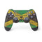 Jamaican Flag Dark Wood PS4 Pro/Slim Controller Skin