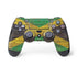 Jamaican Flag Dark Wood PS4 Pro/Slim Controller Skin
