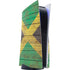Jamaican Flag Dark Wood PS5 Console Skin