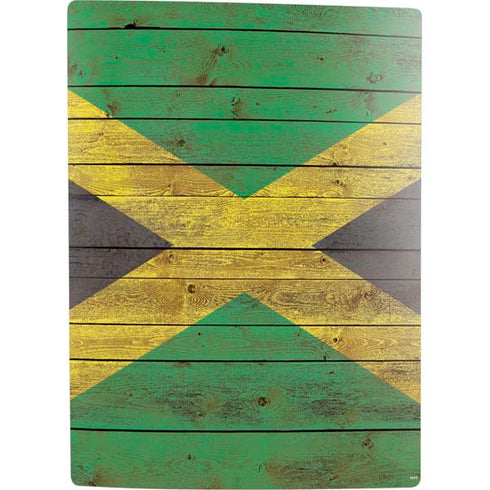 Jamaican Flag Dark Wood PS5 Digital Edition Bundle Skin