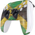 Jamaican Flag Dark Wood PS5 Controller Skin