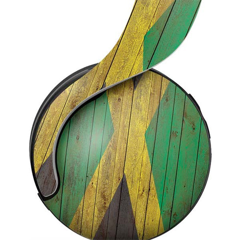 Jamaican Flag Dark Wood PULSE 3D Wireless Headset for PS5 Skin