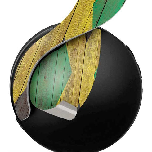 Jamaican Flag Dark Wood PULSE 3D Wireless Headset for PS5 Skin