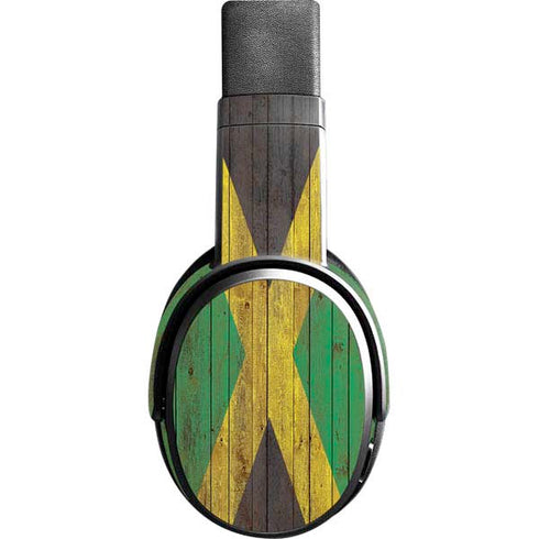 Jamaican Flag Dark Wood Skullcandy Crusher Wireless Skin