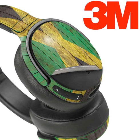 Jamaican Flag Dark Wood Skullcandy Venue Skin