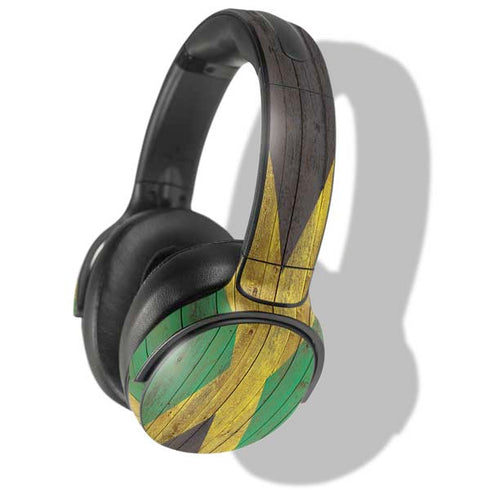 Jamaican Flag Dark Wood Skullcandy Venue Skin