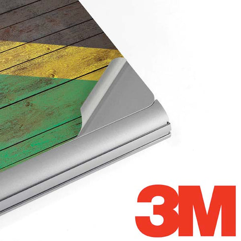 Jamaican Flag Dark Wood Surface Book 2 15in Skin