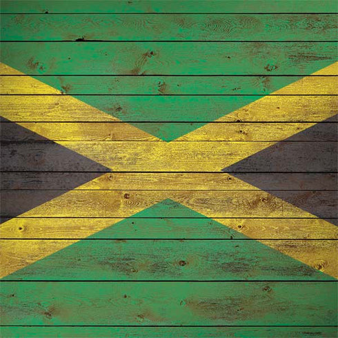 Jamaican Flag Dark Wood Surface Book 2 15in Skin