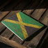 Jamaican Flag Dark Wood Surface Laptop 3 13.5in Skin