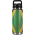 Jamaican Flag Dark Wood YETI Rambler 26oz Bottle Skin