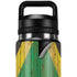 Jamaican Flag Dark Wood YETI Rambler 26oz Bottle Skin