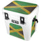 Jamaican Flag Dark Wood YETI Roadie 24 Hard Cooler Skin