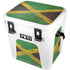 Jamaican Flag Dark Wood YETI Roadie 24 Hard Cooler Skin