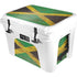 Jamaican Flag Dark Wood YETI Tundra 35 Hard Cooler Skin