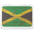 Jamaican Flag Dark Wood YETI Tundra 35 Hard Cooler Skin