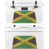 Jamaican Flag Dark Wood YETI Tundra 45 Hard Cooler Skin