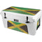 Jamaican Flag Dark Wood YETI Tundra 65 Hard Cooler Skin