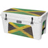 Jamaican Flag Dark Wood YETI Tundra 75 Hard Cooler Skin