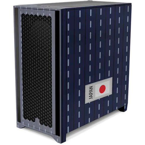 Japan Soccer Flag Corsair 4000D Tempered Glass Mid-Tower ATX Case Skin
