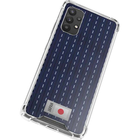 Japan Soccer Flag Galaxy A32 5G Clear Case
