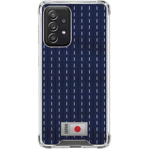 Japan Soccer Flag Galaxy A52 5G Clear Case
