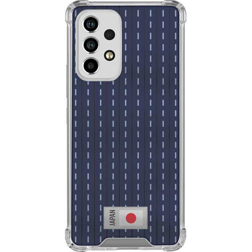 Japan Soccer Flag Galaxy A53 5G Clear Case