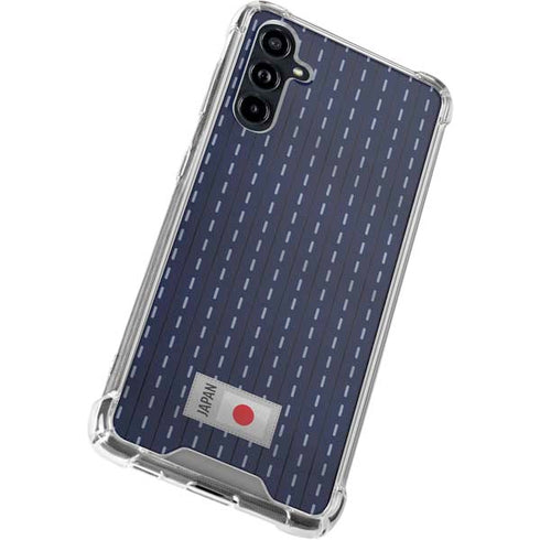 Japan Soccer Flag Galaxy A54 5G Clear Case