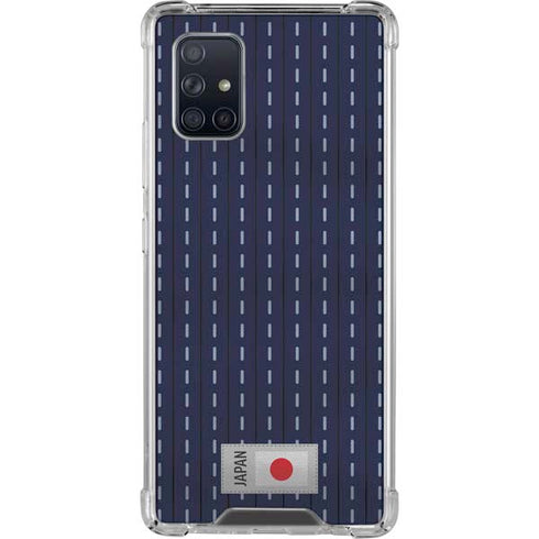 Japan Soccer Flag Galaxy A71 5G Clear Case