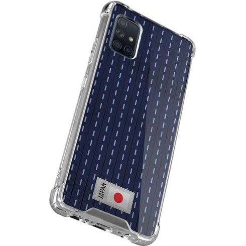Japan Soccer Flag Galaxy A71 5G Clear Case