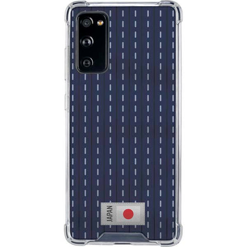 Japan Soccer Flag Galaxy S20 FE Clear Case