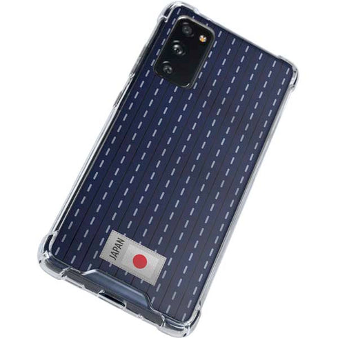 Japan Soccer Flag Galaxy S20 FE Clear Case