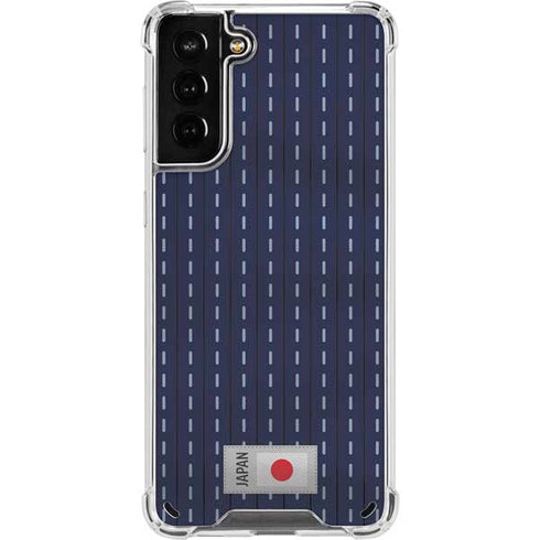 Japan Soccer Flag Galaxy S21 Plus 5G Clear Case